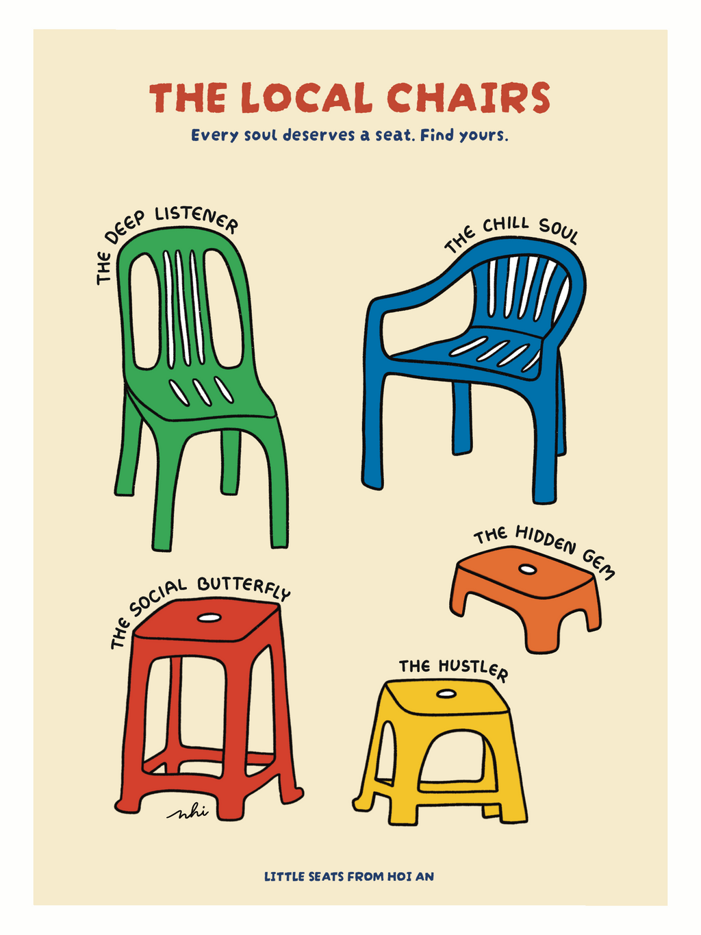 Postcards from Vietnam - "The Local Chairs"